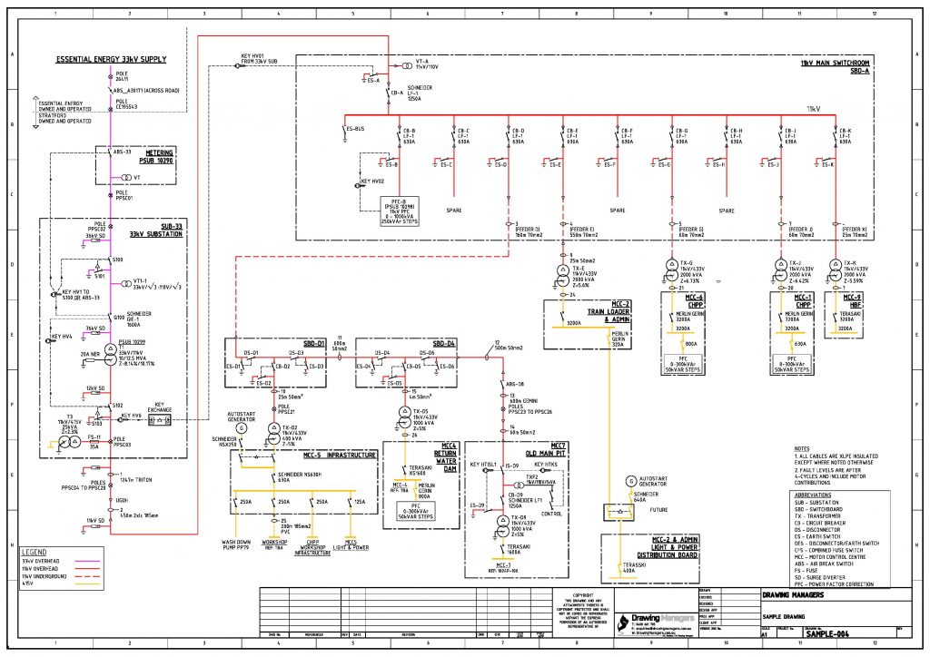 Electrical SLD Drawing